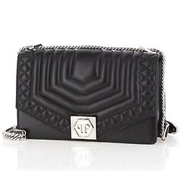 Philipp Plein Black Leather Handbag Black
