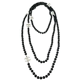 Chanel Iconica collana lunga CC Le 5 Nero