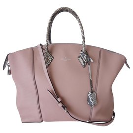 Louis Vuitton-Vuitton Lockit bag-Pink,Python print