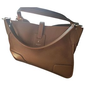 Belstaff Nottingham Leather Handbag Khaki Khaki