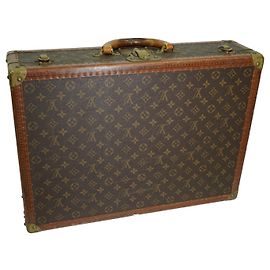 Louis Vuitton Bisten 55 suitcase in monogram canvas and brown Brown