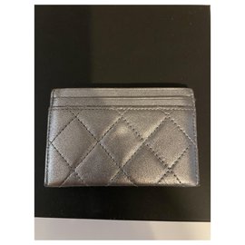 Chanel-Purses, wallets, cases-Silvery