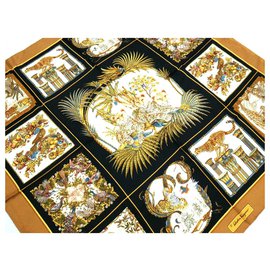 Sciarpa Salvatore Ferragamo Marrone