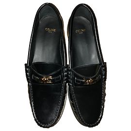 Autre Marque Mocassins CELINE Luco en cuir noir Noir