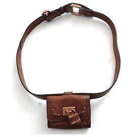 Chloé 2004 Cinto de bolsa paddington Caramelo
