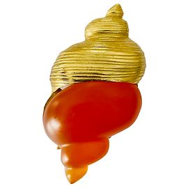 Christian Dior BROCHE CHRITIAN DIOR PARFUMS "DUNE" Doré Orange