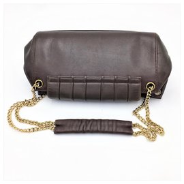 Chanel-Handbags-Dark brown