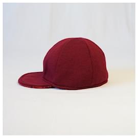 Fendi-Hats-Dark red