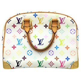 Louis Vuitton Trouville Murakami Handbag White White