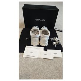 Chanel-Turnschuhe-Weiß