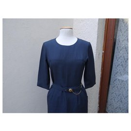 Chloé-Vestidos-Azul marinho