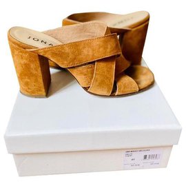 Mules à talons Jonak Camel Marron clair