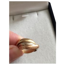 Bague Cartier Trinity en or Bijouterie dorée