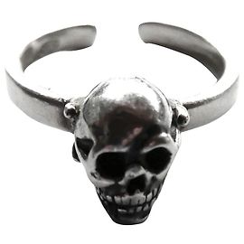 Delfina Delettrez Schädel Set Ring Silber