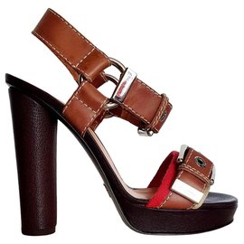 Dolce & Gabbana-Sandals-Brown