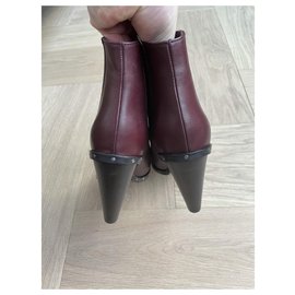 Iro-Ankle Boots-Dark red