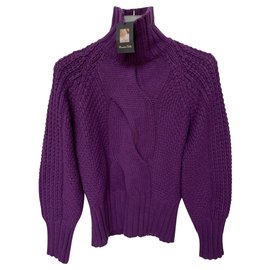 Massimo Dutti Strickwaren Lila