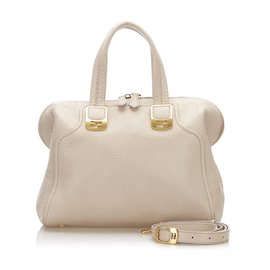 Fendi-Fendi Pink Chameleon Leather Satchel-Pink,Other