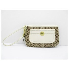 Pochette Coach Blanc