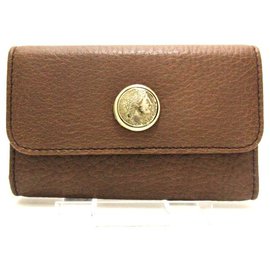 Autre Marque-BVLGARI Keyholder-Brown