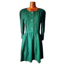 Vestido verde Christian Dior Verde oscuro