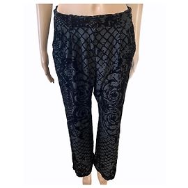 Balmain pour H&M Hose, Gamaschen Schwarz