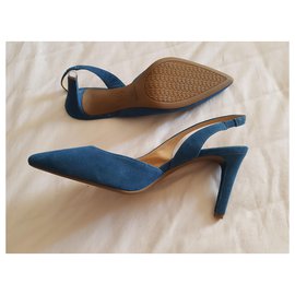 Michael Kors-Blue MK shoes-Navy blue