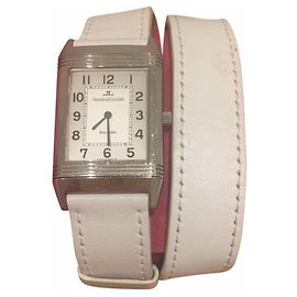 Relógio Jaeger Lecoultre Reverso Aço Branco Branco