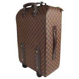 Louis Vuitton-Louis Vuitton Brown Damier Ebene Pegase 60-Brown,Dark brown