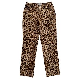Moschino Vintage animalier pants Leopard print