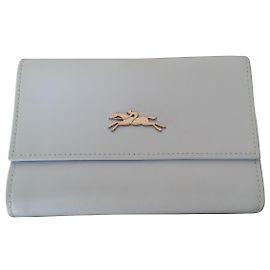 Longchamp Portafoglio compatto Blu chiaro