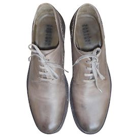 Derbies Sartore em couro cinza 42 IT Cinza