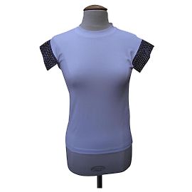 Camiseta Christopher Kane de algodão branca com strass Swarovski Branco