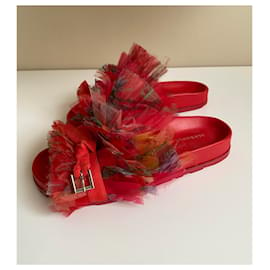 Alexander Mcqueen-Mules-Rosso