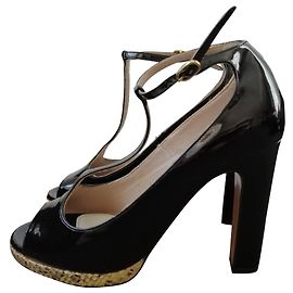 Sandali Chloé in pelle nera 36 Nero
