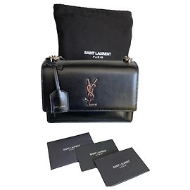 Saint Laurent Borsa YSL Sunset Medium Nero