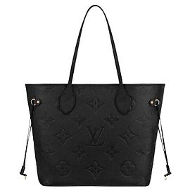 Louis Vuitton LV Neverfull empreinte noir Noir