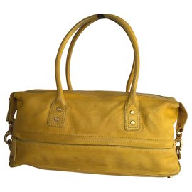 Céline-Sac à main Céline-Jaune