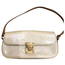 Louis Vuitton Handbag Eggshell Patent Leather Eggshell