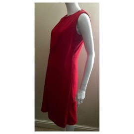 Barbour-Barbour Leathen Summer Tartan dress-Red