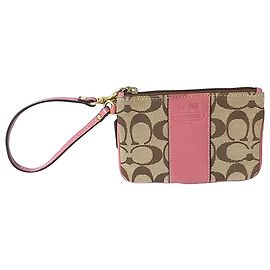 Coach Clutch Tasche Khaki