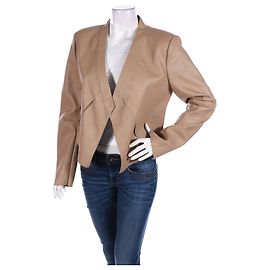 Bcbg Max Azria Lederjacke Braun Braun