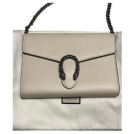 Bolso Mini Dionysus Gucci Cuero Eggshell Blanco roto