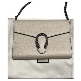 Gucci-Mini Dionysos Tasche-Aus weiß