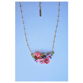 Les Nereides-Beau collier floral-Multicolore