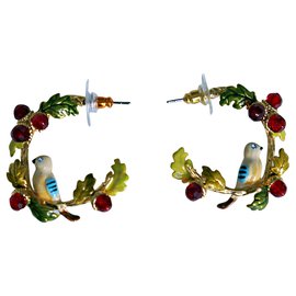 Les Nereides Boucles d'oreilles Bijouterie dorée