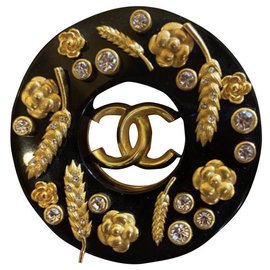 Chanel-Pins & Broschen-Schwarz