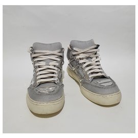 Autre Marque-Sneakers-Silvery,Grey