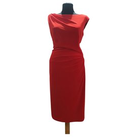 Ralph Lauren Kleid Rot Rot