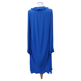 Balenciaga-Robes-Bleu